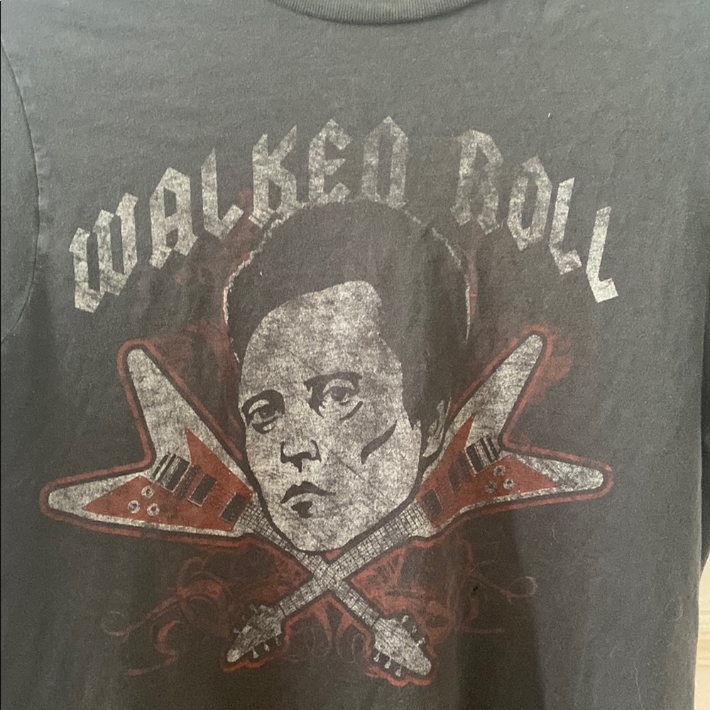‘Walken Roll’ Christopher Walken Black Short Sleeve Graphic Tee Vintage Style